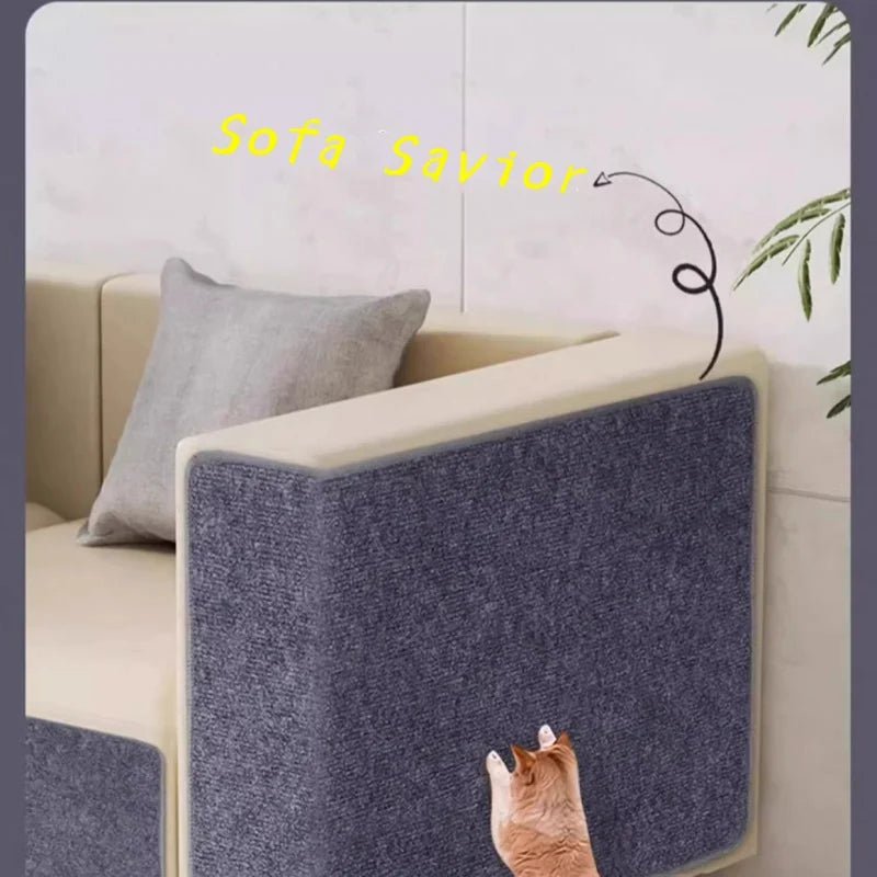 Trimmable Self-Adhesive Cat Scratch Pad